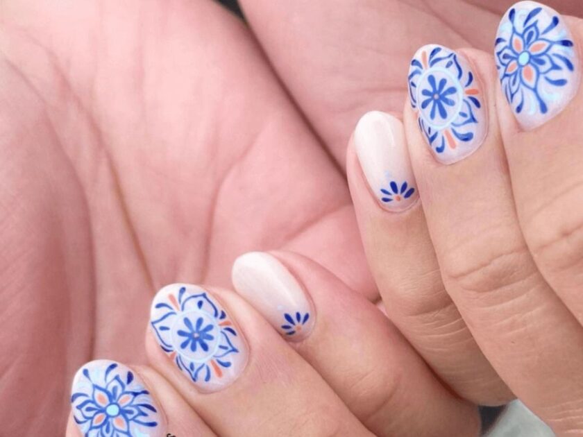 Hand Painted Mexican Tiles For Cinco De Mayo