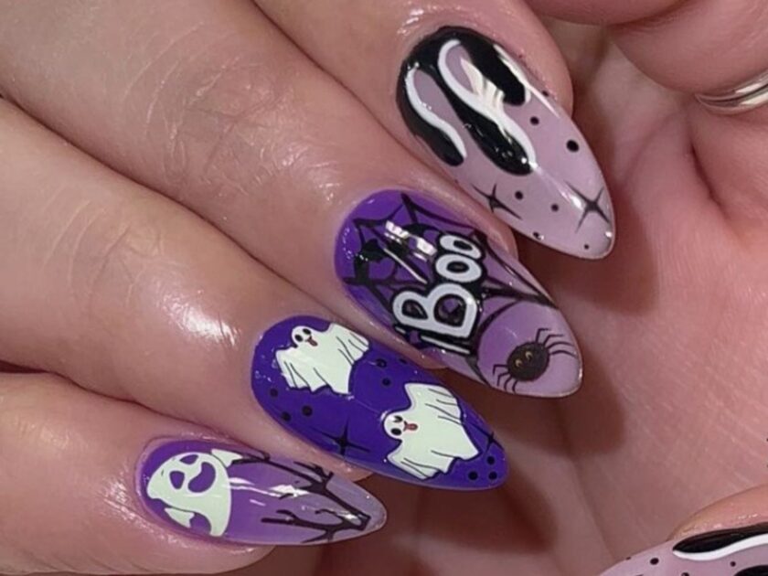 Purple Set Halloween Gel Polish