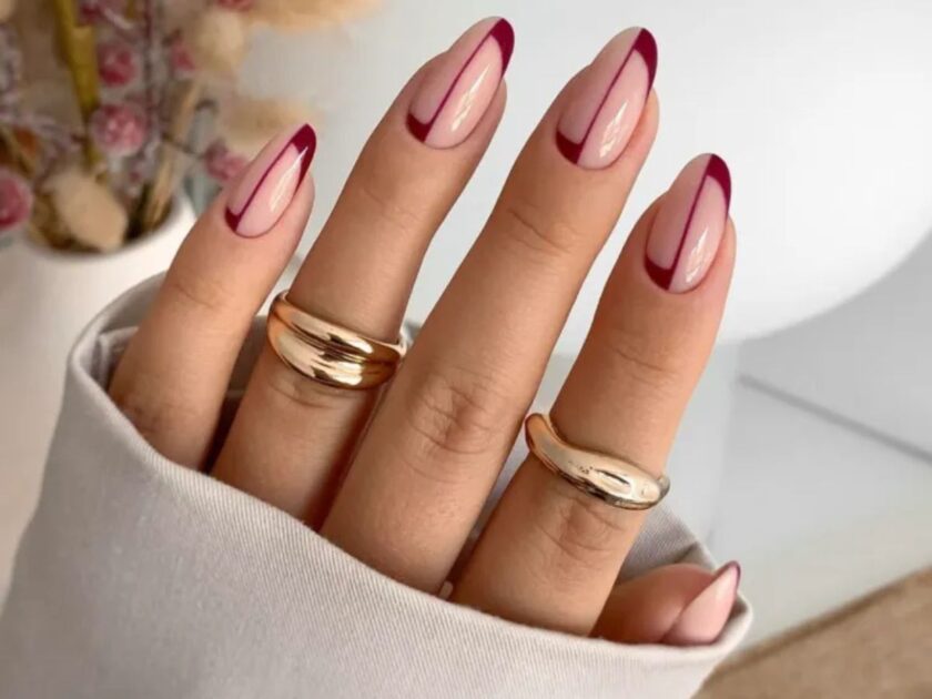 A Hint of Red Nail