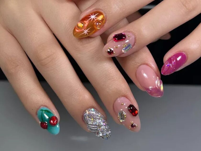 Bejeweled Nails Art