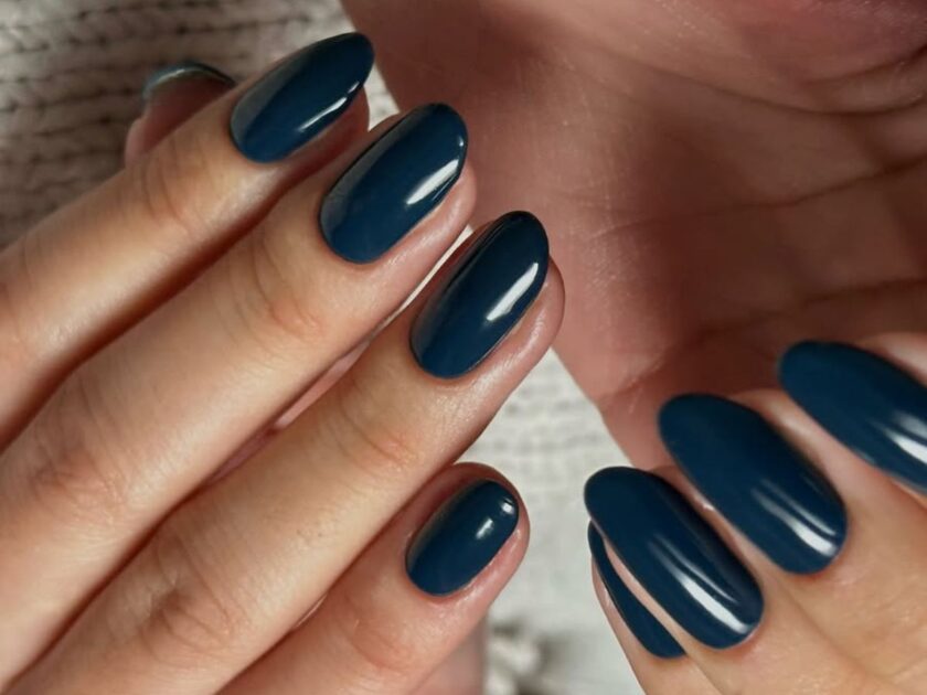Denim Blue Nails