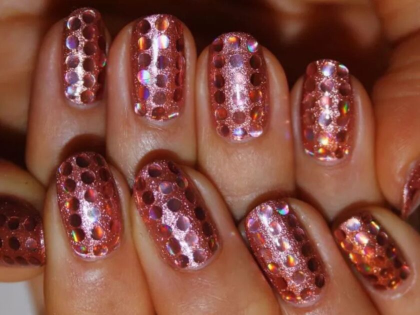 Disco Dots Nail Inspo