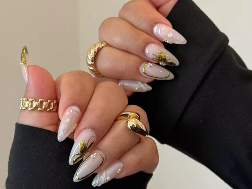 Go for the Gold Nails