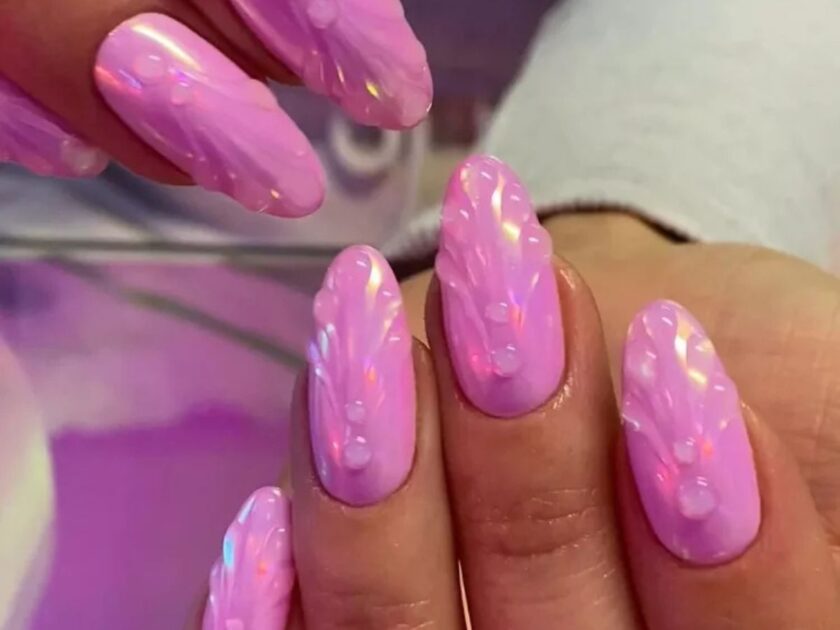 Mermaid Sculpted Nails