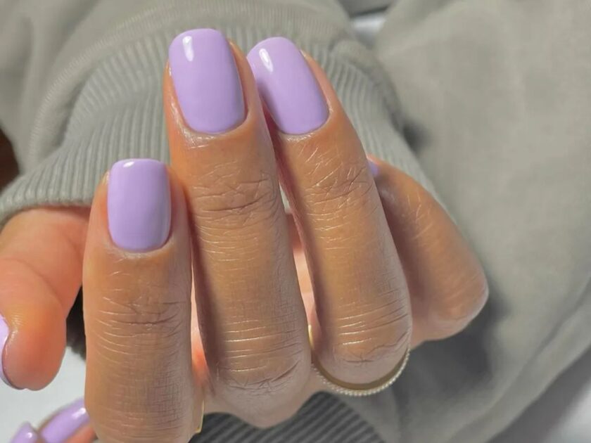 Pastel Block Colour Nail Art