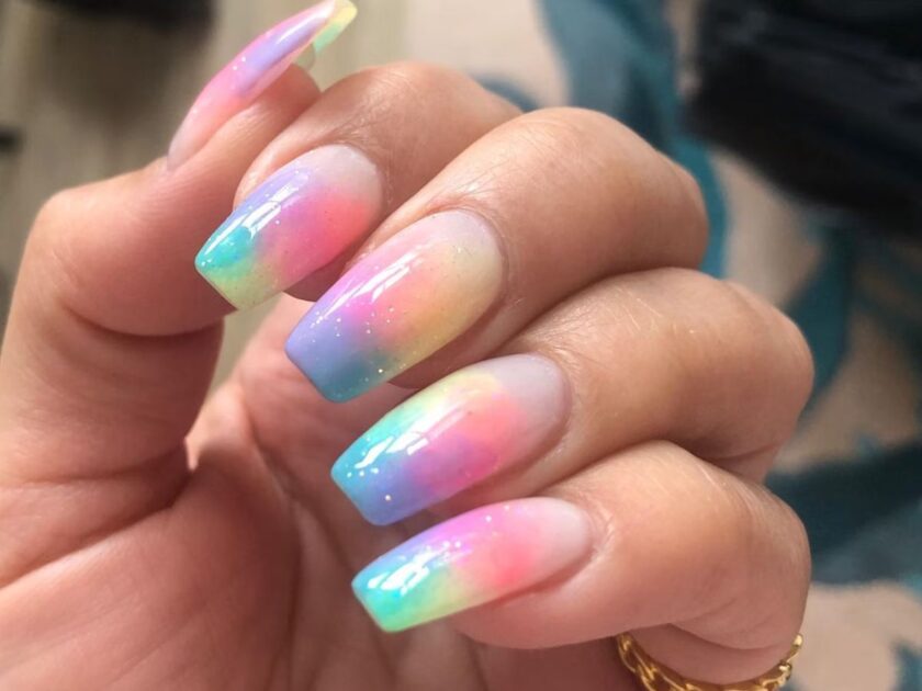 Pastel Ombre Nails Inspo