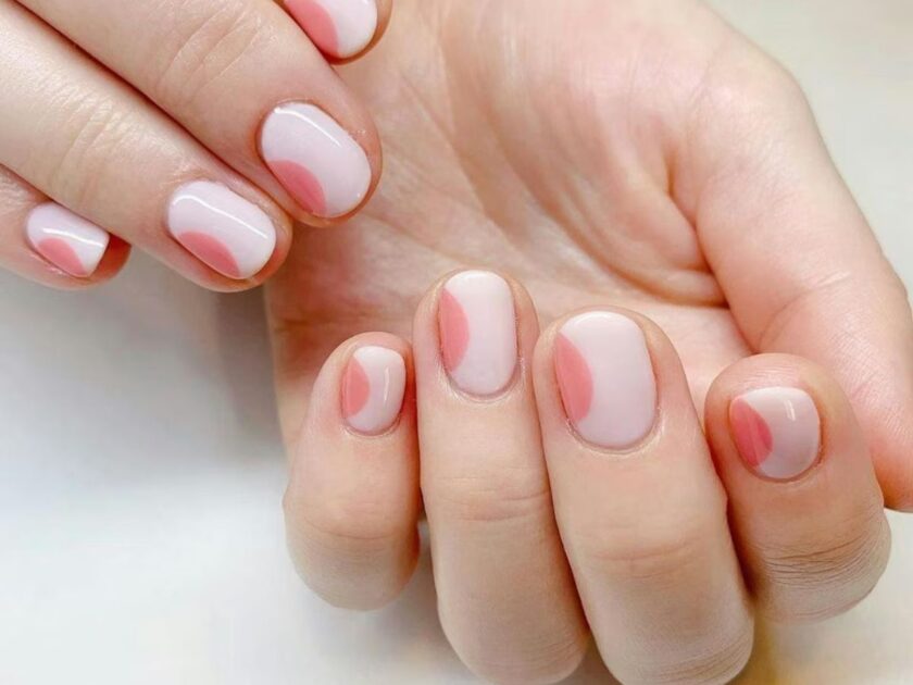 Pastel Splodges Nails Idea