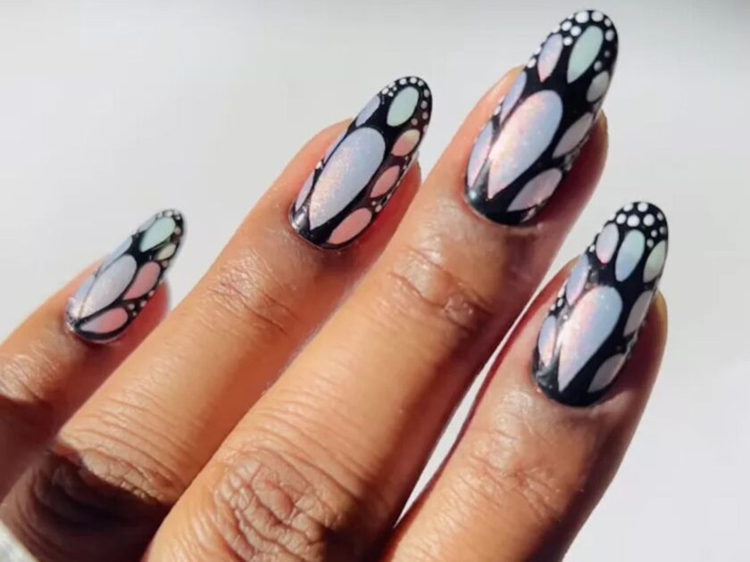 Pixie Dust Butterfly Nails