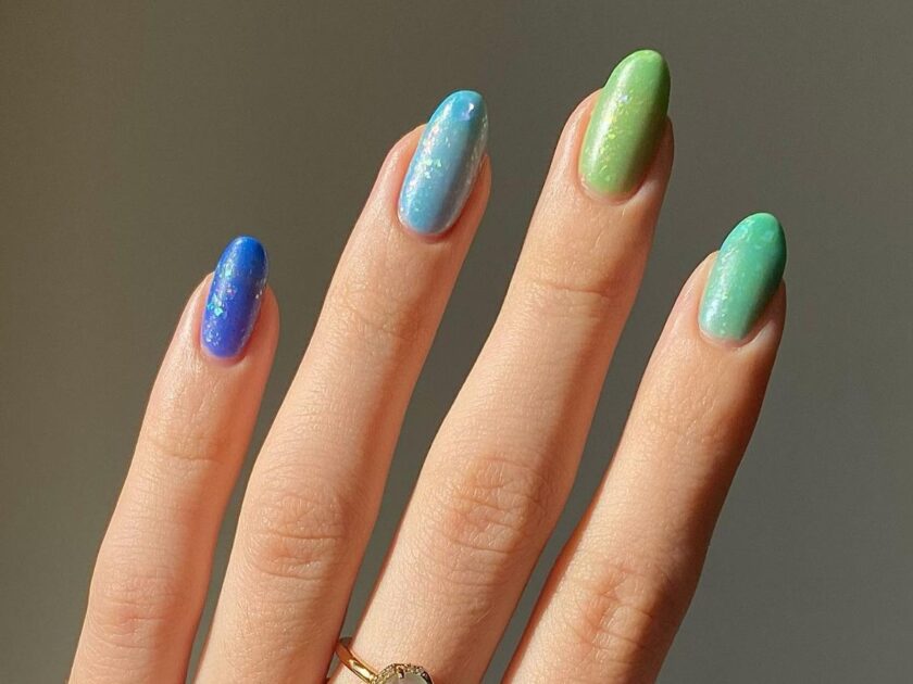Sea-Glass Nails