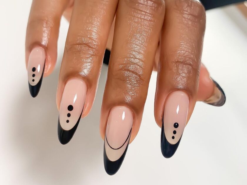 Tuxedo Nails
