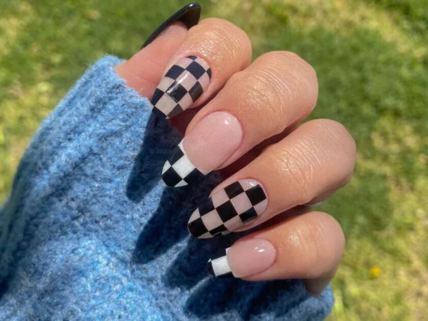 Checkered Nails