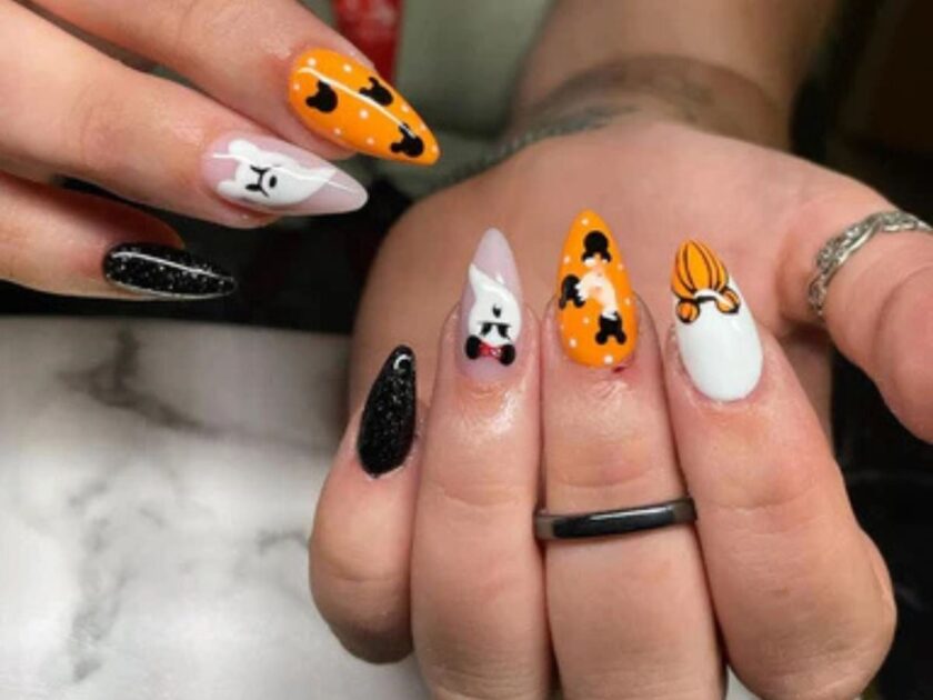 Classic Halloween Colors Nails