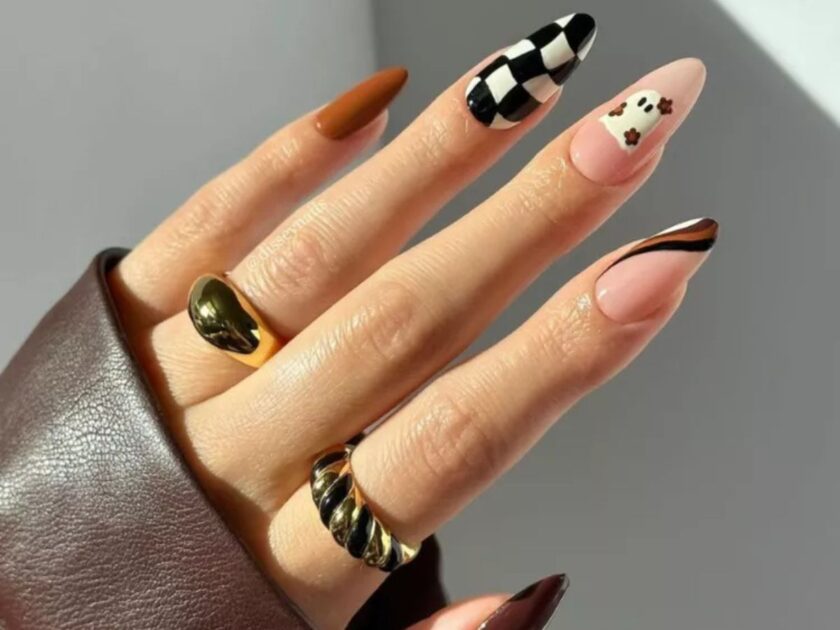 Groovy Ghost Nails Ideas