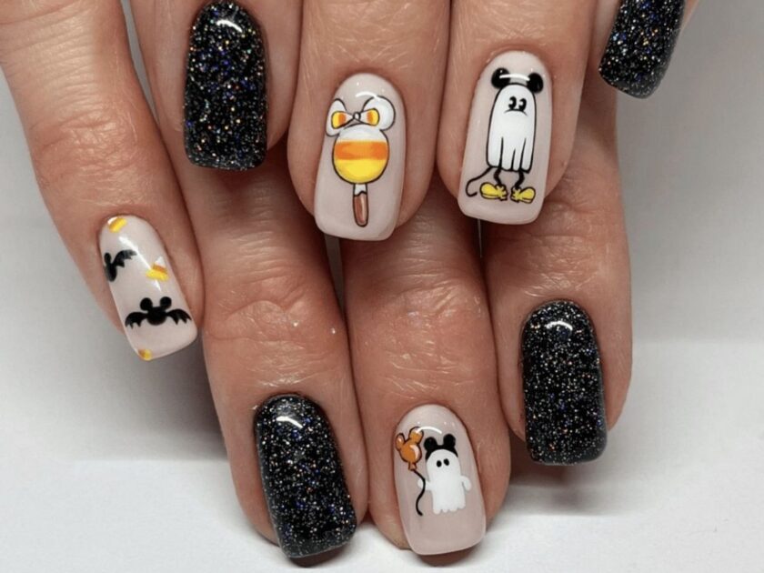 Halloween Candy Nails