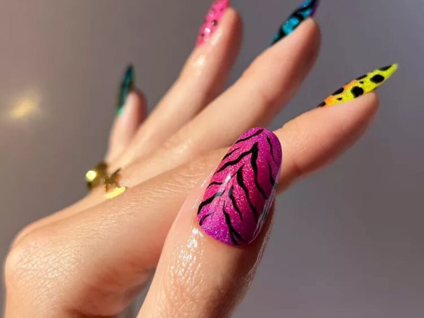 Lisa Frank Fun Nails Art