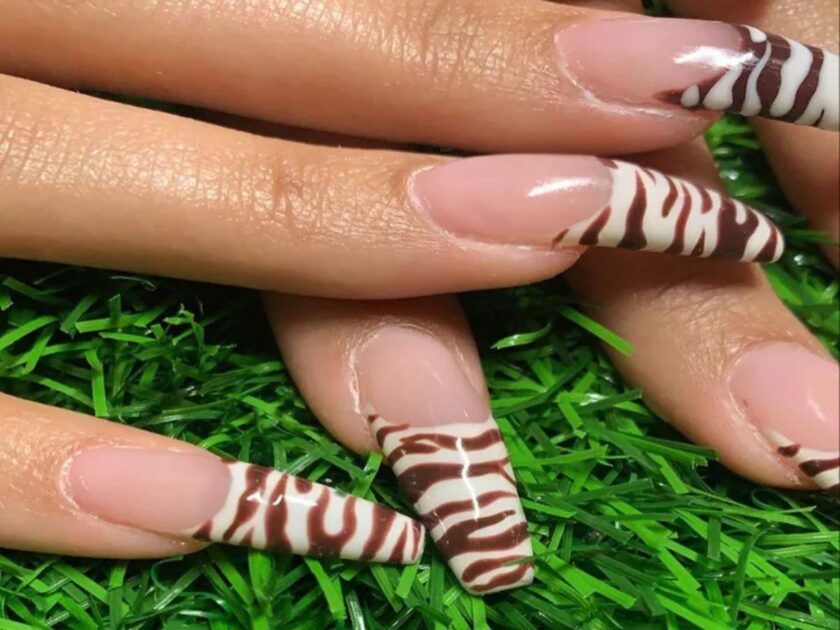 Malted Zebra Nails