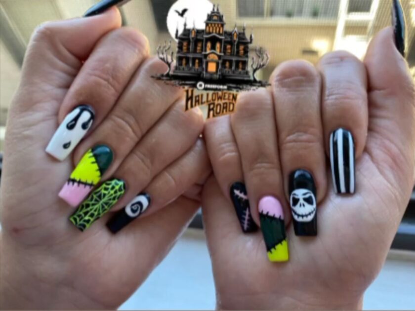 The Nightmare Before Christmas Nails