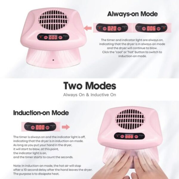 Air Nail Dryer with Auto Sensor