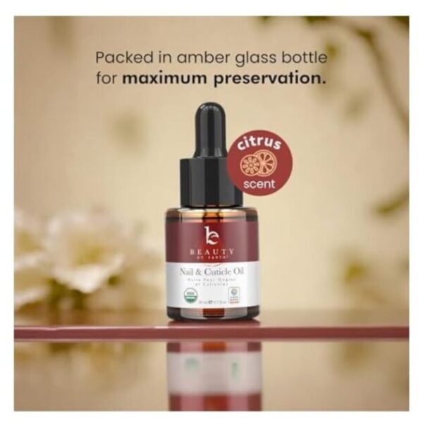 Organic Nail and Cuticle Oil for Stronger, Glossier Nails - Image 2