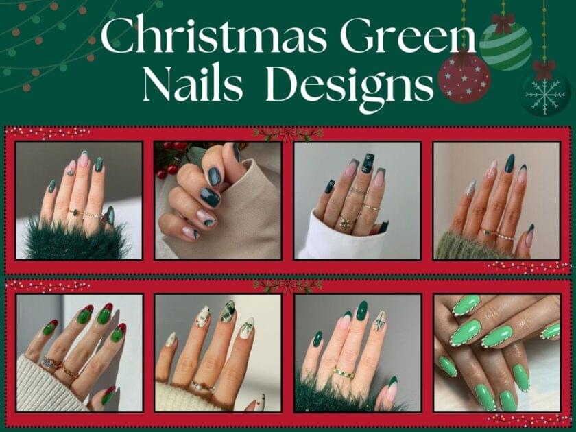 Christmas Green Nails